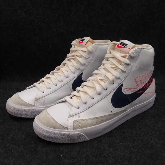 Nike Blazer Mid '77 Vintage 'Reverse Logo' Men's 13 White Retro Shoes DA4651-100